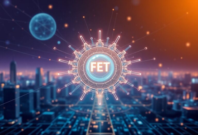 Editorial illustration for: FET Climbs as AI Agent Launchpad Draws Fresh Capital