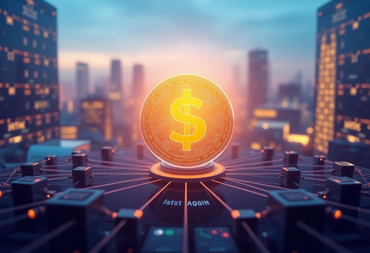 Editorial illustration for: Fidelity International Launches First Tokenized USD Liquidity Fund on Blockchain