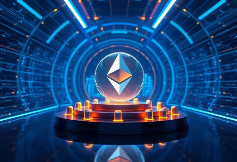 Editorial illustration for: Galaxy and SharpLink Plan $125 Million On-Chain Yield Fund With Ethereum at Its Core