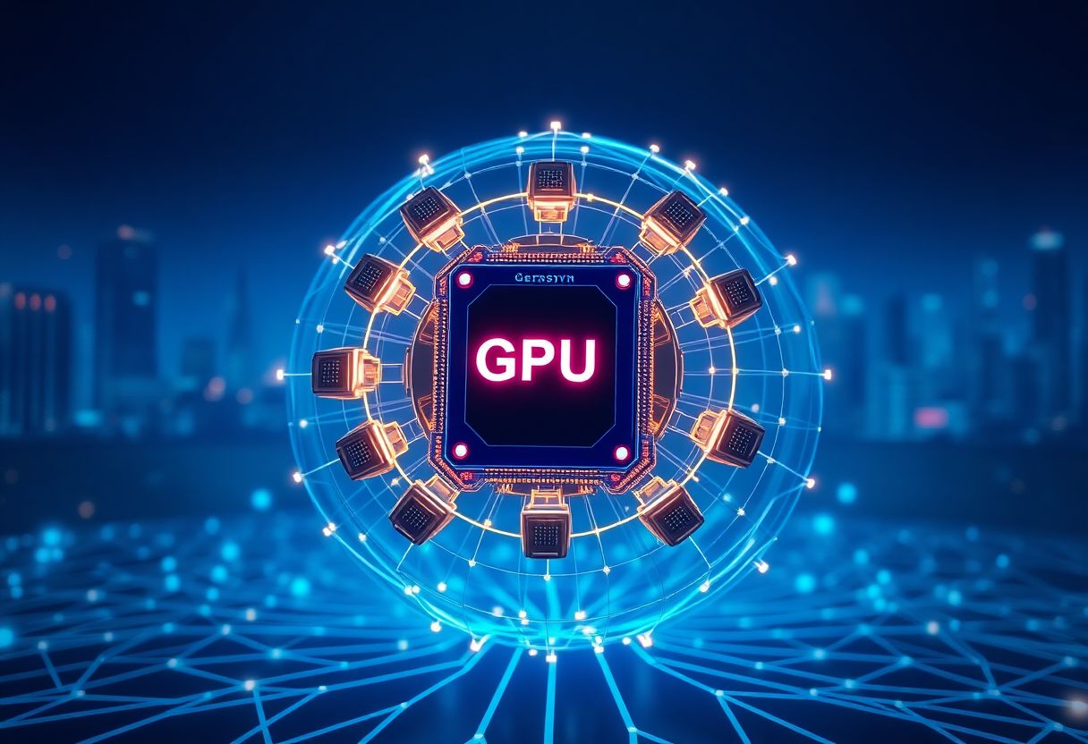 Editorial illustration for: Gensyn Launches AI Token as Decentralized GPU Network Targets Training Market