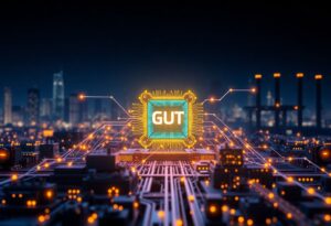 Editorial illustration for: Hut 8 Reports Q1 2026 Earnings as AI Infrastructure Transition Reshapes Revenue Mix