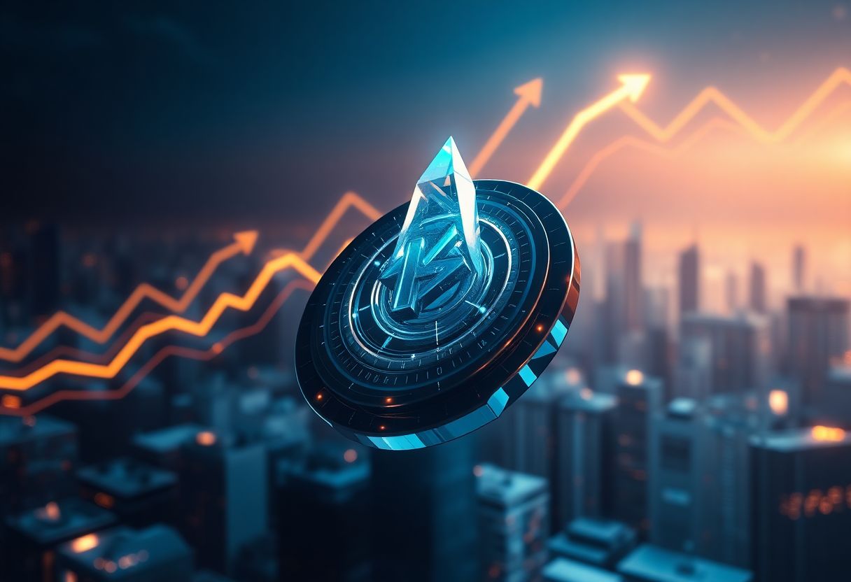 Editorial illustration for: HYPE Leads Crypto Rebound With 16% Gain as Derivatives Volume Returns