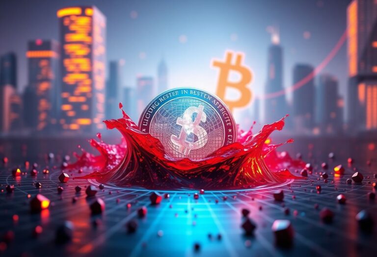 Editorial illustration for: Injective Drops 10% as Broad Altcoin Selloff Hits Layer-1 DeFi Tokens