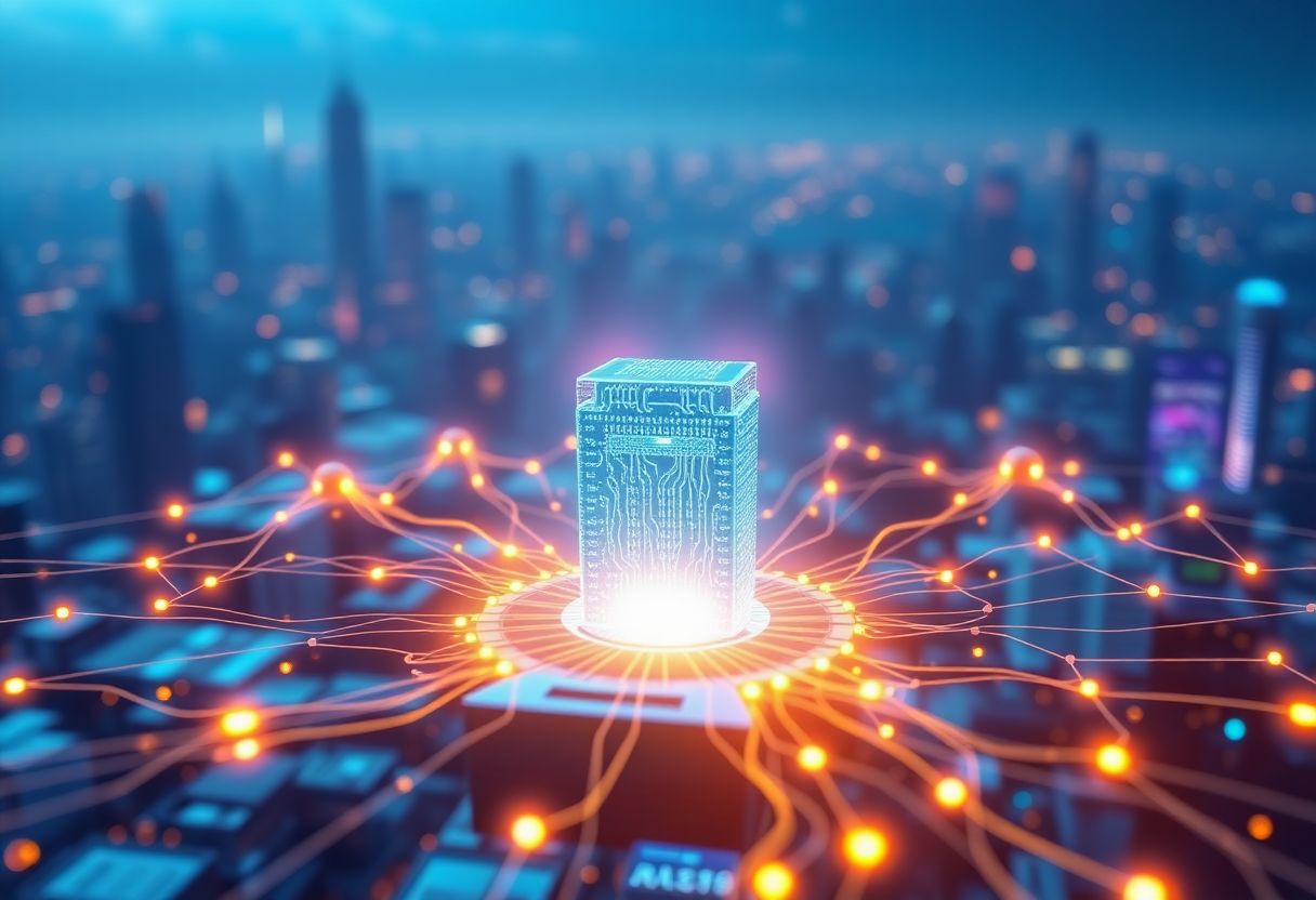 Editorial illustration for: Internet Computer Climbs 18% as On-Chain AI Compute Narrative Attracts Traders