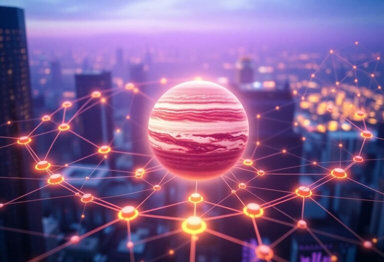 Editorial illustration for: Jupiter Aggregator Holds $83 Rank as Solana DeFi Hub Posts $167 Million in Volume