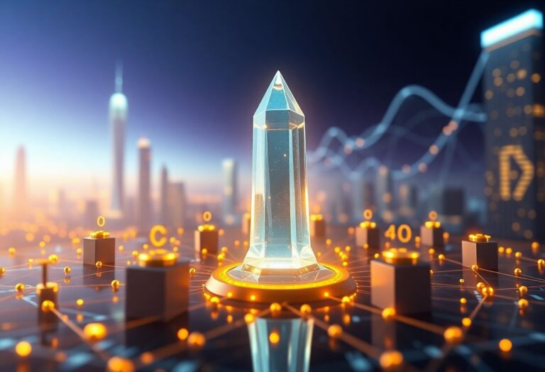 Editorial illustration for: Monad Enters Top 130 by Market Cap as New EVM-Compatible Layer-1 Posts Early Traction