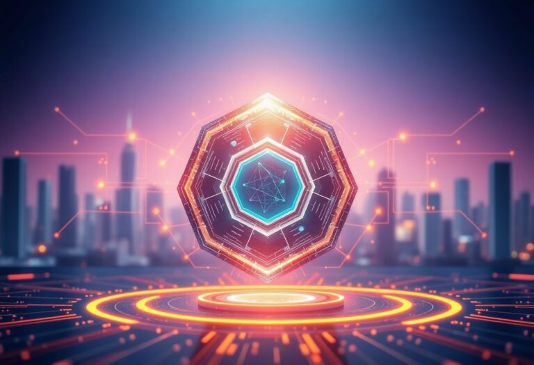 Editorial illustration for: Monad Gains 7% as High-Speed EVM-Compatible Layer-1 Builds Early Momentum