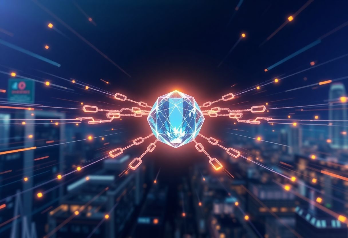 Editorial illustration for: Monad Positions Its MON Token as a High-Speed EVM Challenger With $380 Million in Liquidity