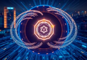 Editorial illustration for: Monad's Mainnet Push and the Case for a High-Throughput EVM Layer-1