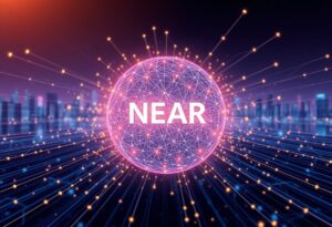 Editorial illustration for: NEAR Protocol Climbs 14% as AI-Native Blockchain Narrative Gains Ground