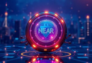 Editorial illustration for: NEAR Protocol Integrates Private USDC Payments for AI Agent Commerce