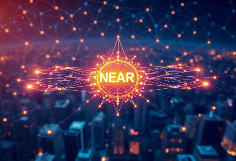 Editorial illustration for: NEAR Protocol Trends as Chain Abstraction Push Reshapes Its Layer-1 Identity