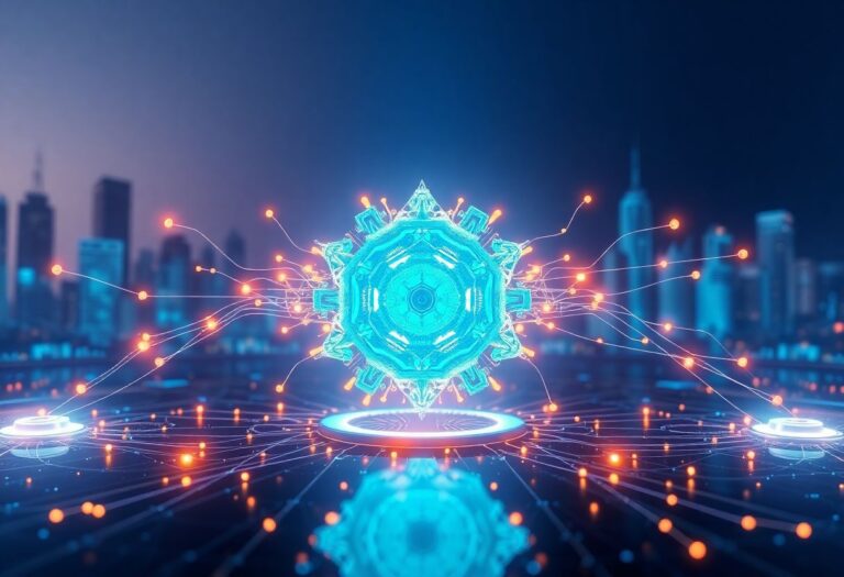 Editorial illustration for: Octra Climbs 16% as Parallel-Execution Layer-1 Draws Attention From DeFi Builders