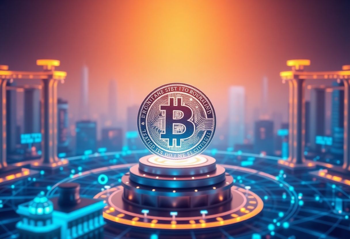 Editorial illustration for: Ondo Finance and the Tokenization Race Reshaping Institutional Finance