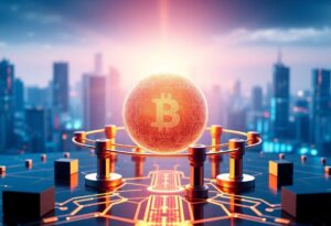 Editorial illustration for: Ondo Finance Holds Top-60 Rank as Tokenized Real-World Assets Draw Institutional Eyes