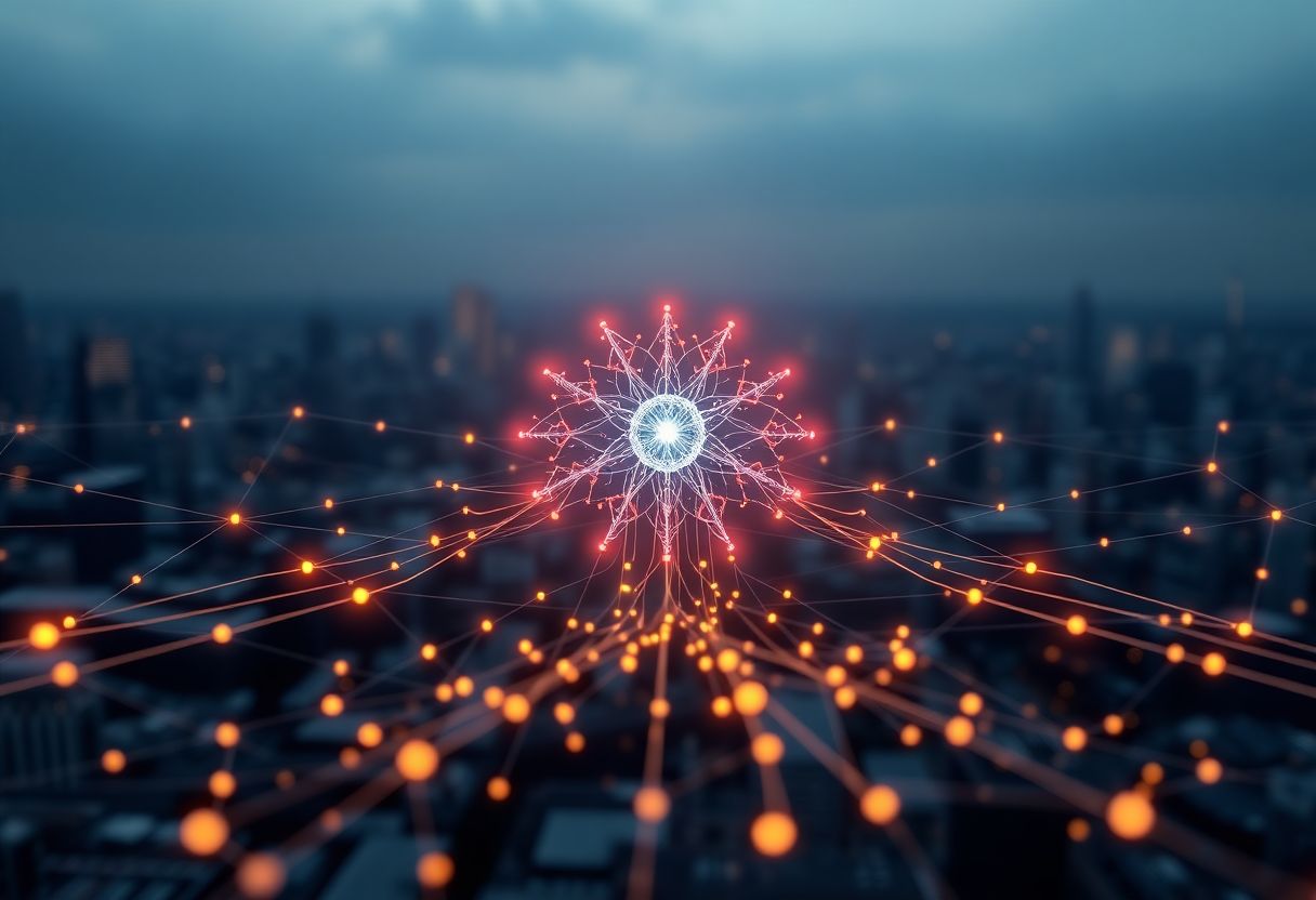 Editorial illustration for: OriginTrail Surges 33% as AI Knowledge Infrastructure Narrative Gains Traction