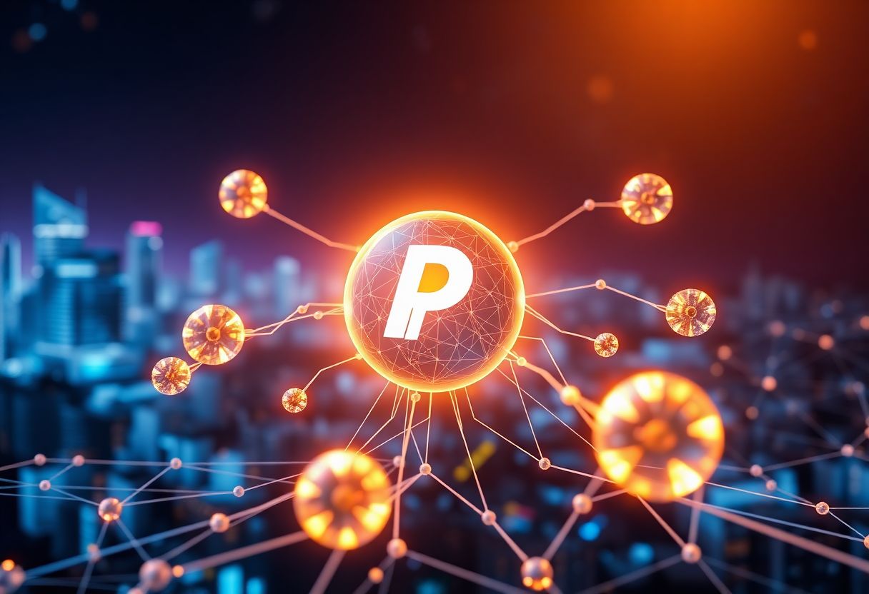 Editorial illustration for: PayPal and Google Say AI Agents Need Crypto Rails for Commerce