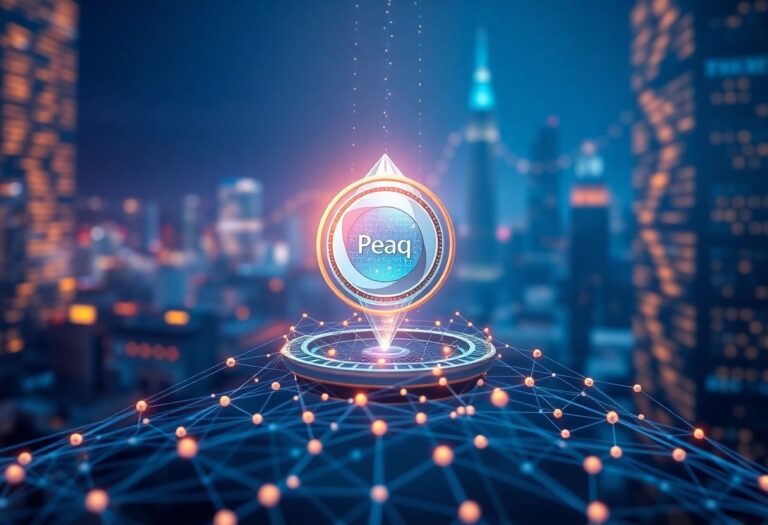 Editorial illustration for: Peaq Surges 32% as DePIN Blockchain Posts Strongest Gain of the Week