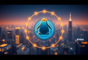 Editorial illustration for: Pudgy Penguins and PENGU Show How NFT Communities Turn Brand Identity Into Liquid Tokens