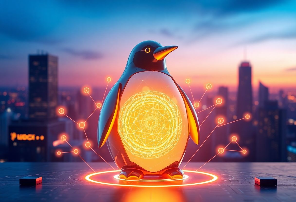 Editorial illustration for: Pudgy Penguins and the NFT-to-Token Playbook That Turned a JPEG Collection Into a Top-100 Asset