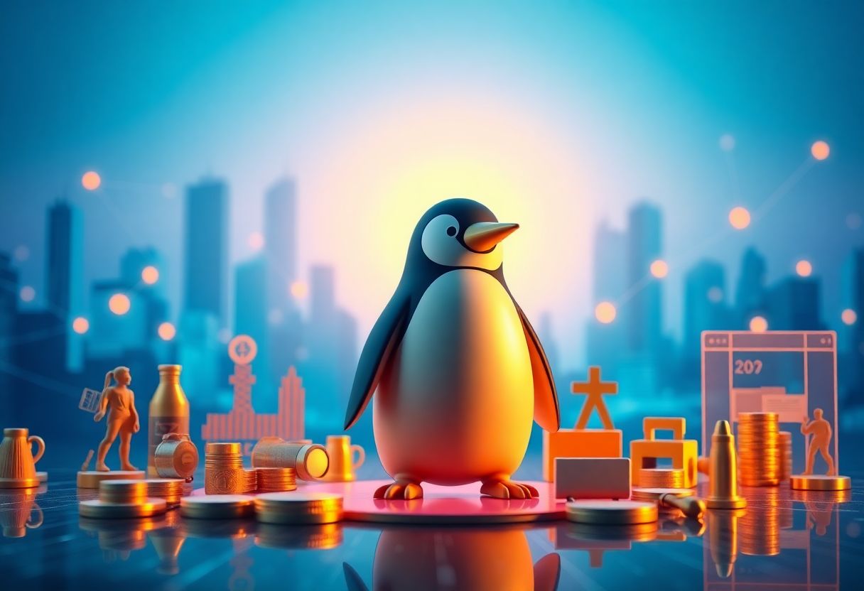 Editorial illustration for: Pudgy Penguins PENGU Holds Gains as NFT-Linked Token Tests Cultural Staying Power