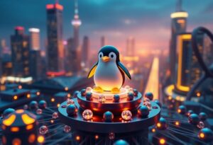 Editorial illustration for: Pudgy Penguins Rides NFT Index Surge as Pengu Holds Top-100