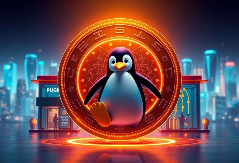 Editorial illustration for: Pudgy Penguins Trends as NFT-to-Token Pivot Finds Renewed Attention in 2026