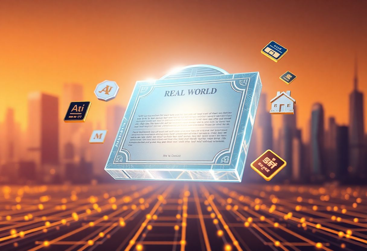 Editorial illustration for: Real-World Assets Are Poised to Drive the Next NFT Wave, OpenSea CMO Says