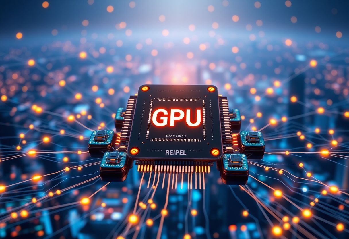Editorial illustration for: Render Climbs 12% as Decentralized GPU Network Posts $201M in Daily Volume