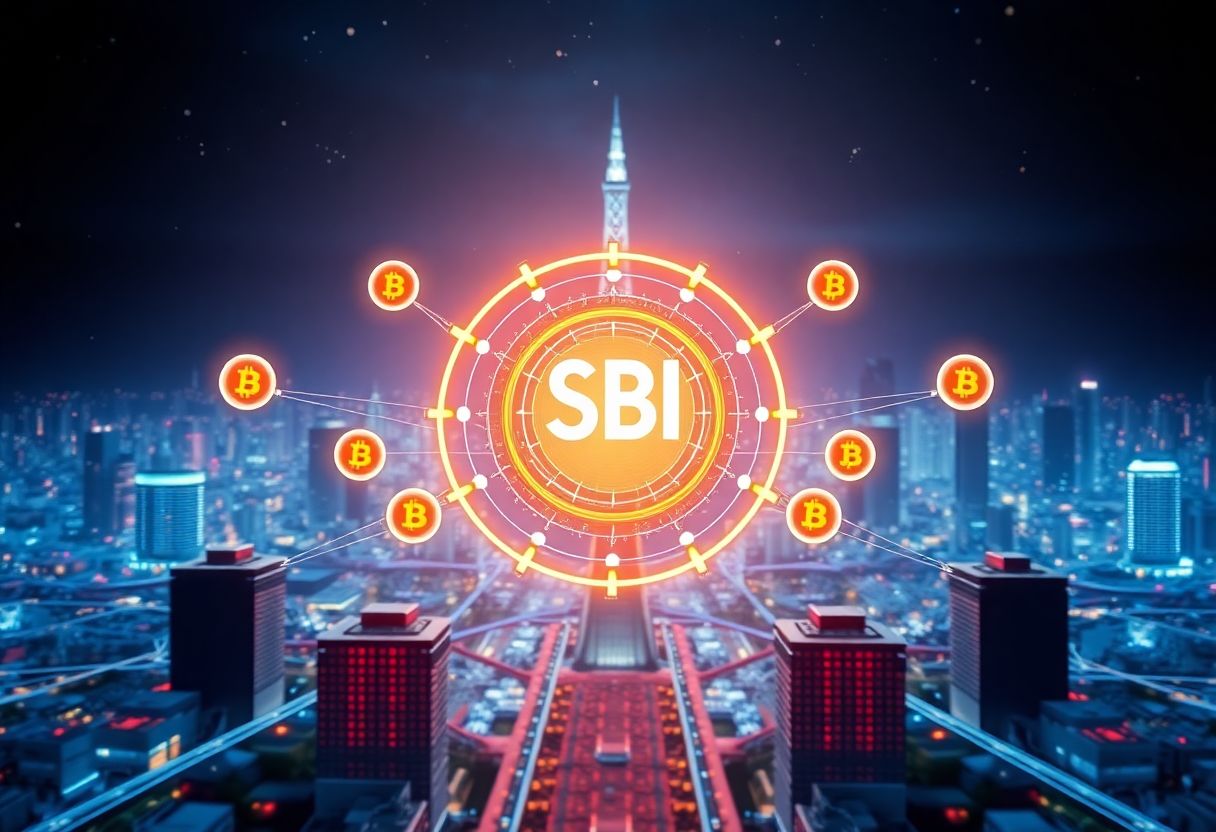 Editorial illustration for: SBI Holdings Eyes Stake in Bitbank to Expand Japan Cryptocurrency Footprint