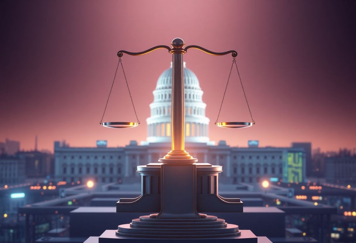Editorial illustration for: Senate Banking Committee Advances CLARITY Act in Landmark Cryptocurrency Vote