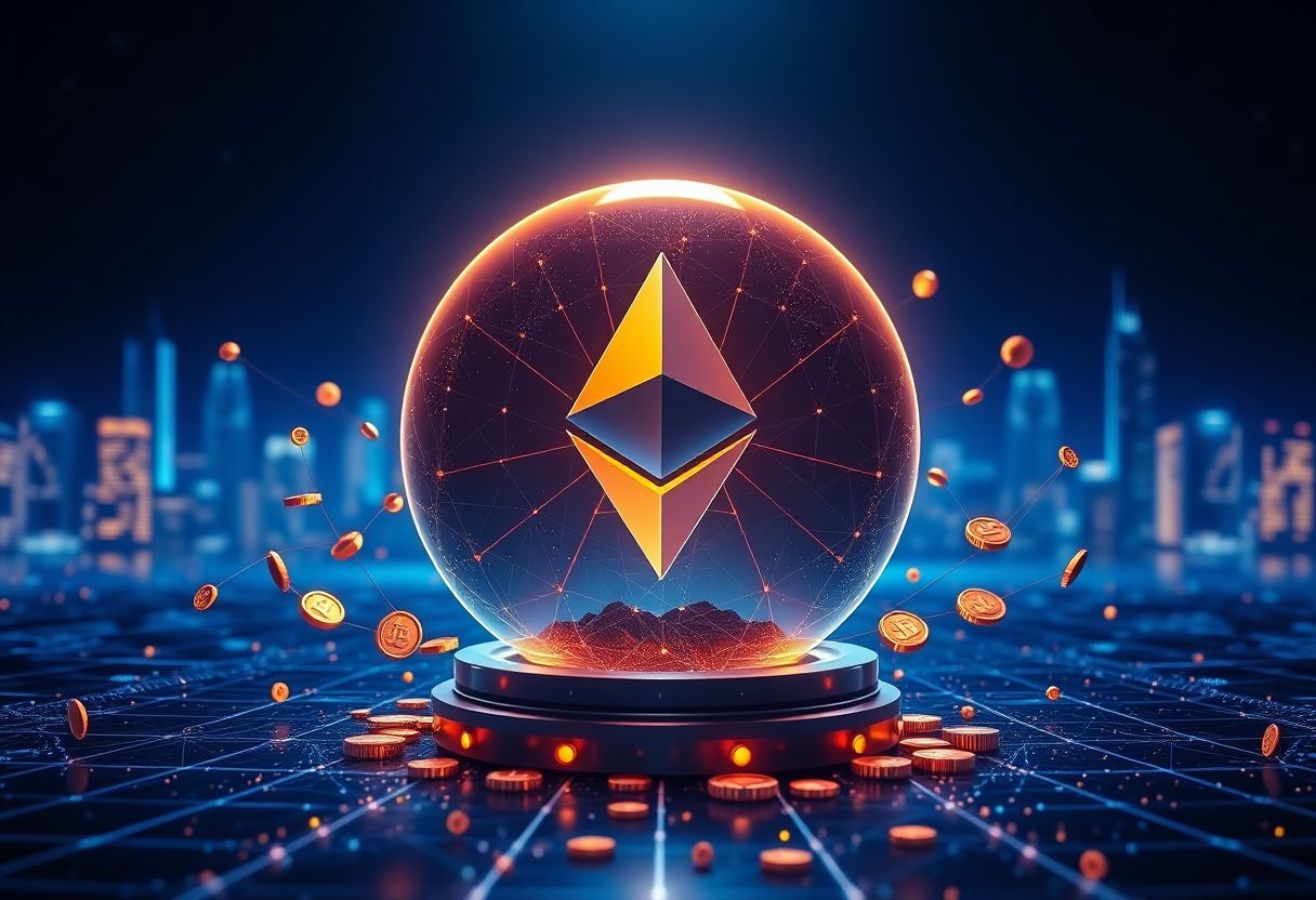 Editorial illustration for: SharpLink Gaming's Ethereum Staking Strategy and the Corporate Treasury Bet on Yield