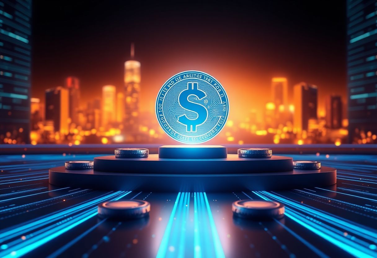 Editorial illustration for: Solana Holds $50 Billion Market Cap as Layer-1 Competition Tightens in 2026