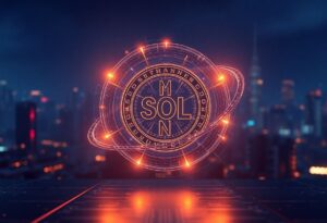 Editorial illustration for: Solana Holds at $83 With $2.6 Billion in Daily Volume as the Network Navigates Rival Layer 1 Competition
