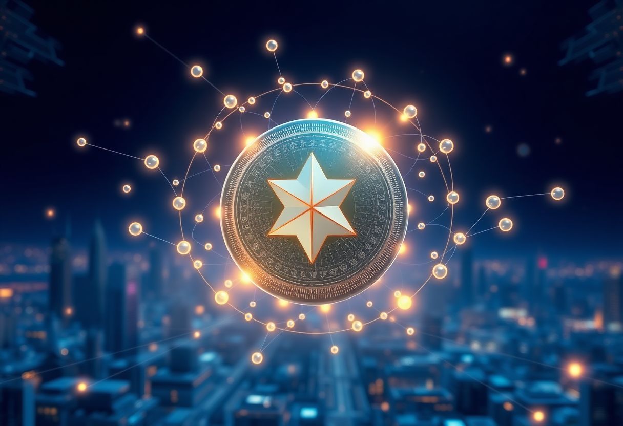 Editorial illustration for: Stellar Draws $1.4 Billion in Daily Volume as Payment Narrative Heats Up