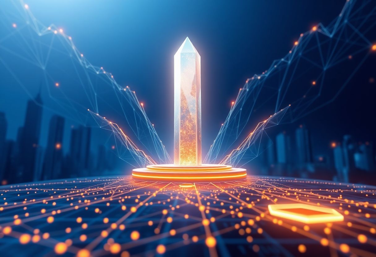 Editorial illustration for: Sui Climbs 10% as Layer-1 Blockchain Competes for Developer Share