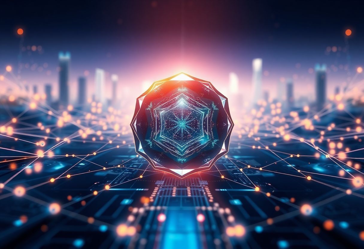 Editorial illustration for: Sui Holds a $4.2 Billion Market Cap as Layer-1 Competition Heats Up