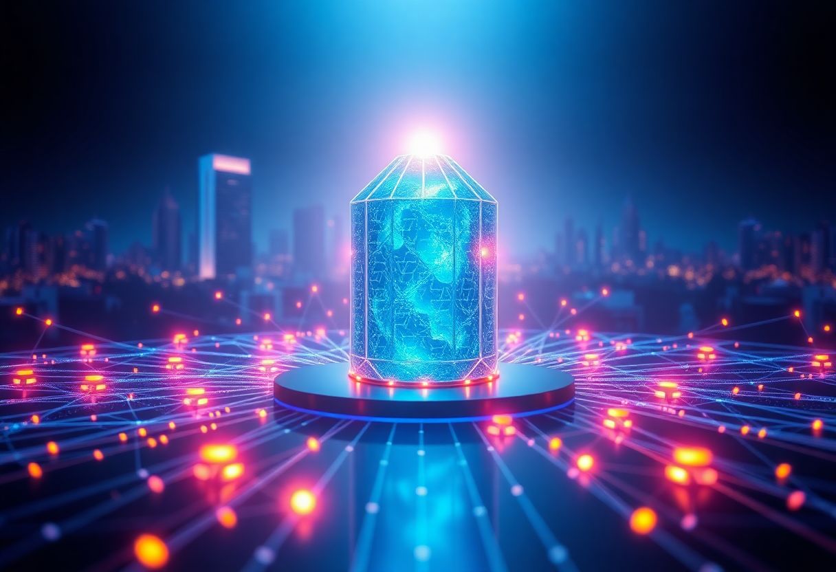 Editorial illustration for: Sui Network Holds Top-25 Market Cap Rank as Layer-1 Competition Intensifies in 2026