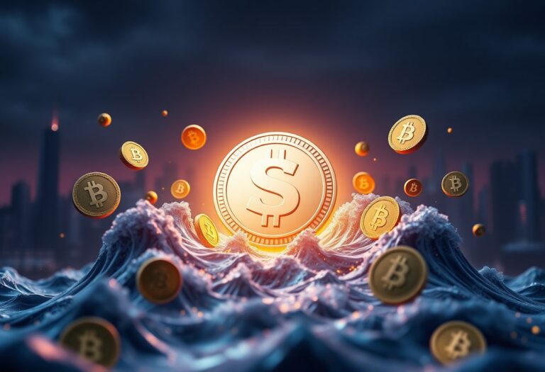 Editorial illustration for: Sui Slides 10% as Broad Crypto Selloff Hits Layer-1 Tokens