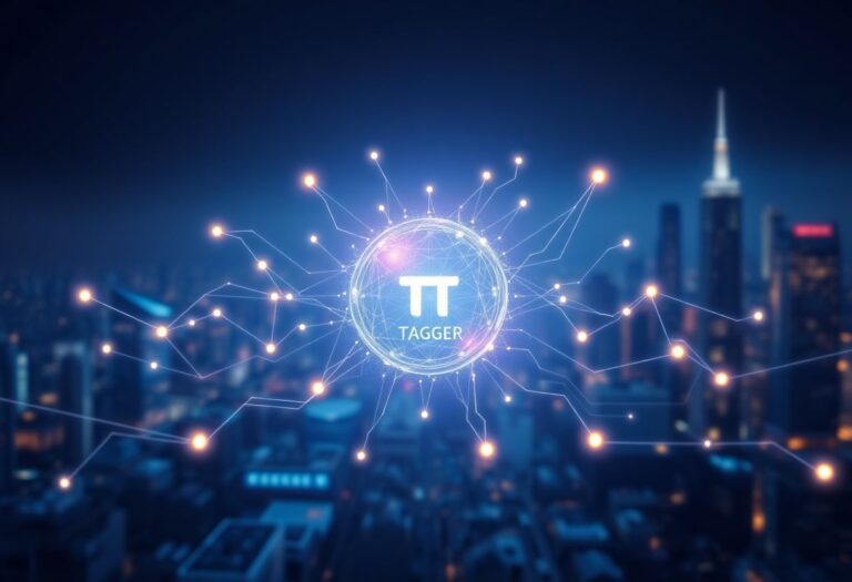 Editorial illustration for: TAGGER Climbs 37% as AI Data Labeling Token Posts $74 Million in Volume