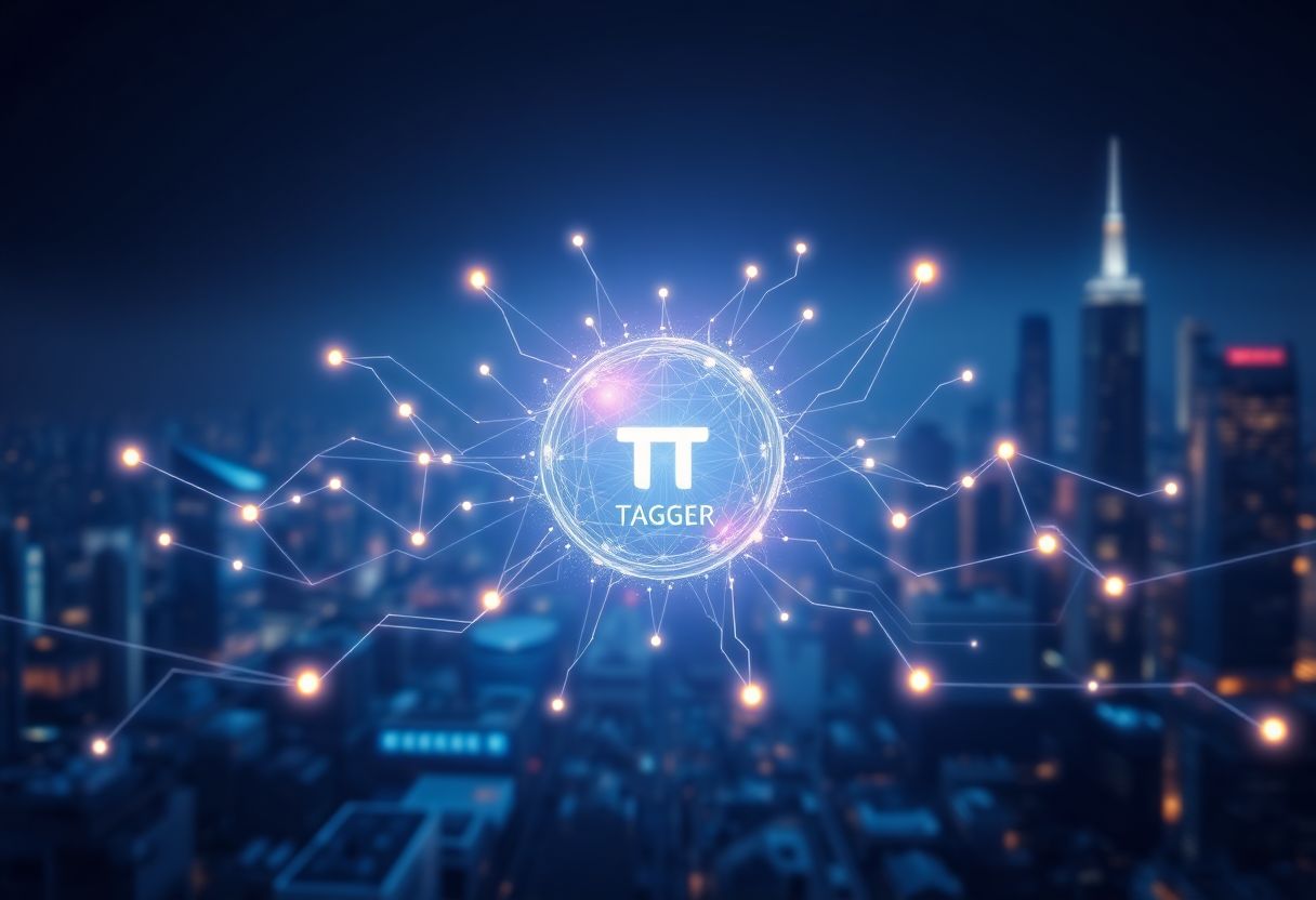 Editorial illustration for: TAGGER Climbs 37% as AI Data Labeling Token Posts $74 Million in Volume