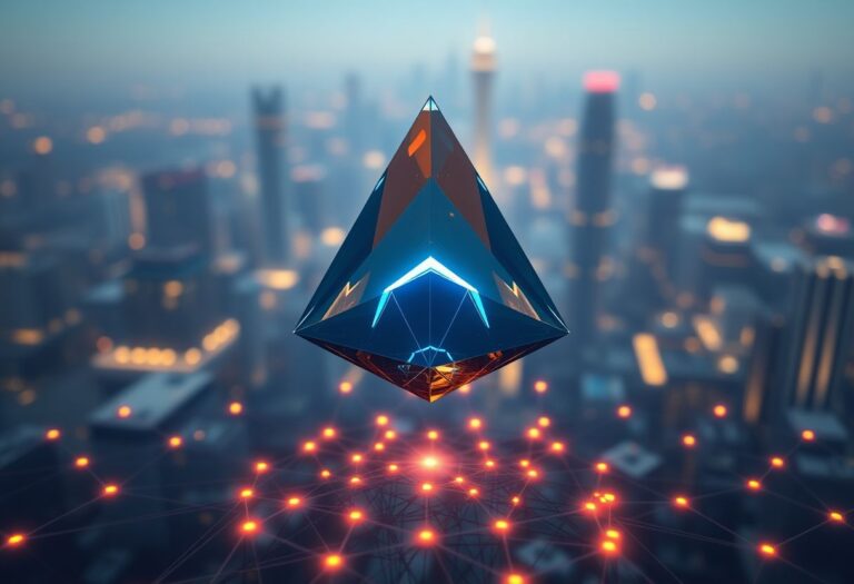 Editorial illustration for: The Blockchain Trilemma Explained