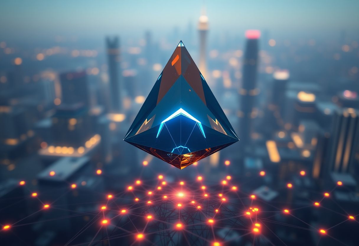 Editorial illustration for: The Blockchain Trilemma Explained