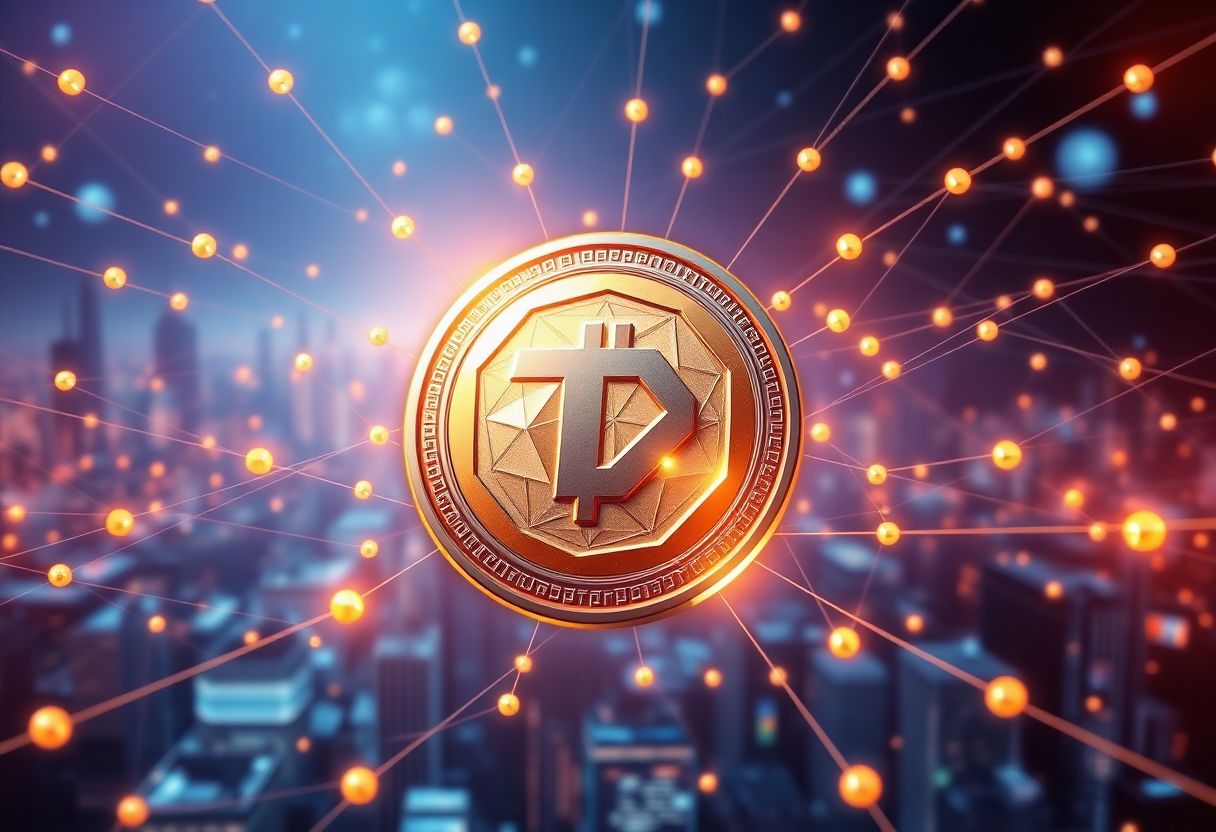 Editorial illustration for: Toncoin Holds Top 20 as Telegram's Native Blockchain Builds Toward a Payments Identity