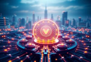 Editorial illustration for: Velvet Capital Launches DeFAI Platform Combining AI Agents With On-Chain Portfolio Vaults