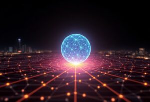 Editorial illustration for: Venice Token Holds $697 Million Market Cap as Decentralized AI Infrastructure Gains Traction