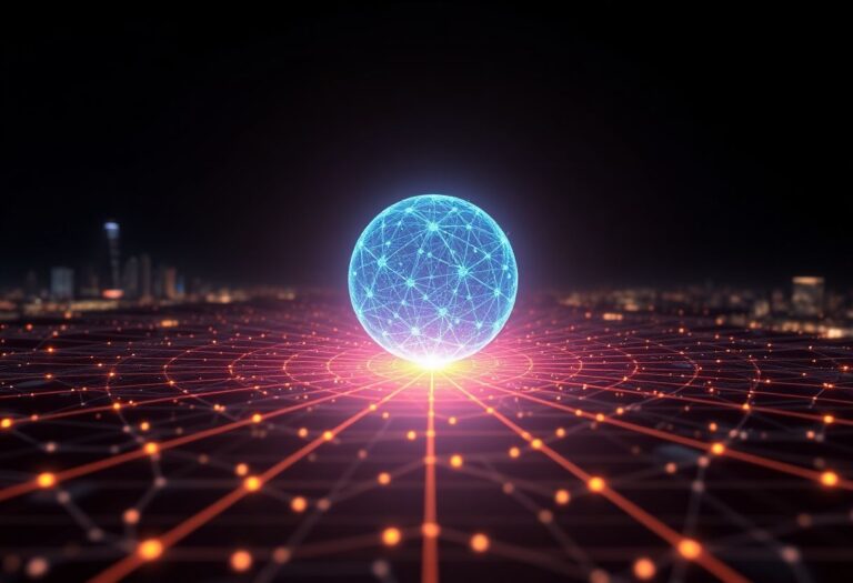Editorial illustration for: Venice Token Holds $697 Million Market Cap as Decentralized AI Infrastructure Gains Traction