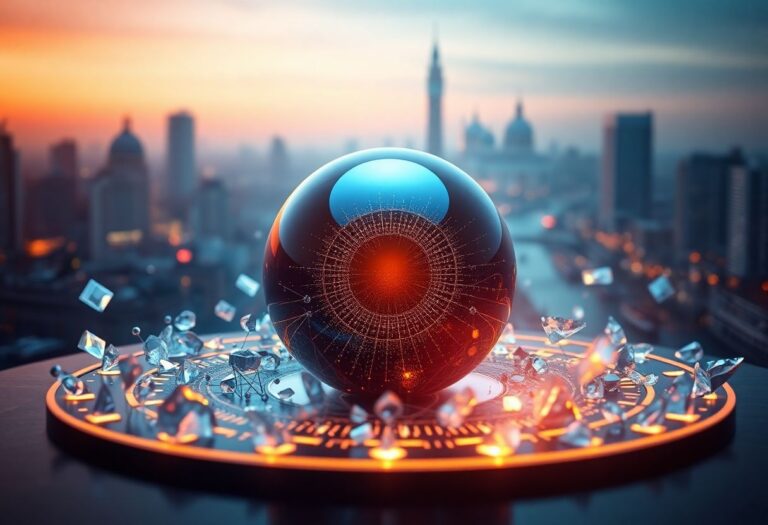 Editorial illustration for: Venice Token Retreats 15% as AI Privacy Protocol Faces Rotation Out of Speculative Positions