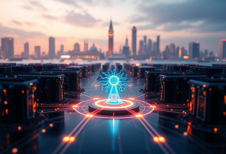 Editorial illustration for: Venice Token Trends as Privacy-First AI Inference Platform Builds On-Chain Infrastructure