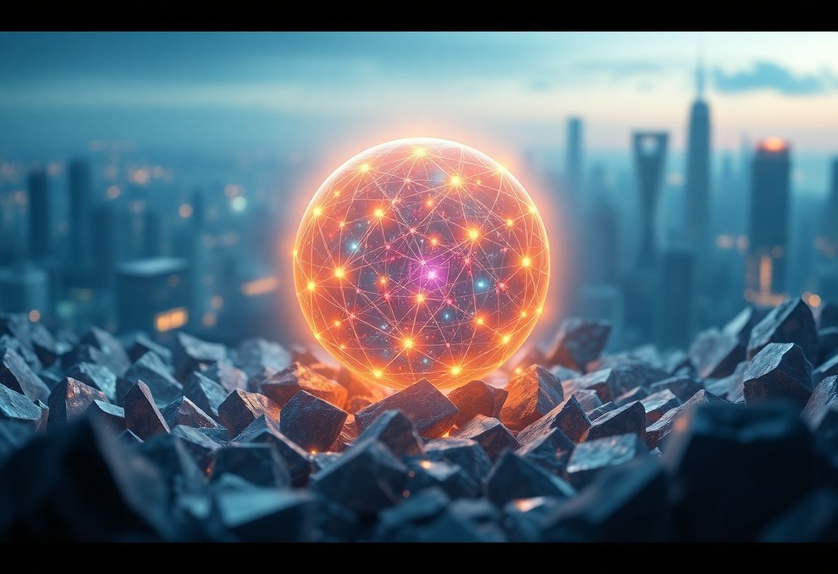 Editorial illustration for: Virtuals Protocol Climbs 15% as AI Agent Token Market Finds Footing After April Selloff